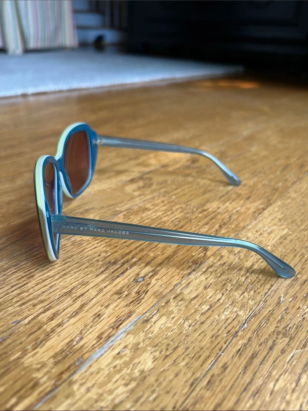 Marc By Marc Jacobs Olive Green Frame Sunglasses with Brown Lenses